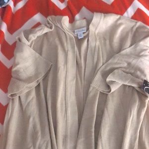 Kim Rogers size 3X beige/tan sweater NWT
